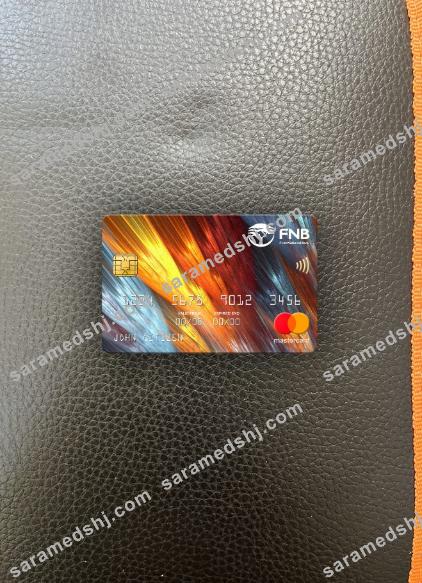 South Africa First National Bank (FNB) mastercard photolook front